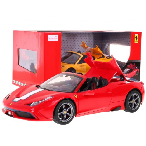 Autíčko R C Ferrari 458 speciale A červená 1 14 RASTAR