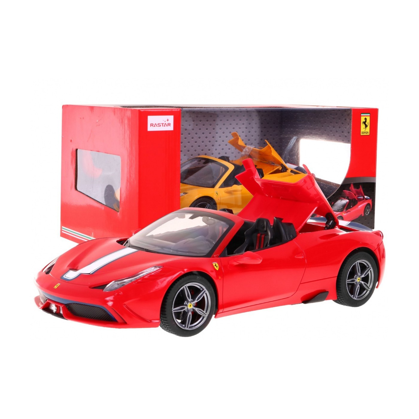 Autíčko R C Ferrari 458 speciale A červená 1 14 RASTAR