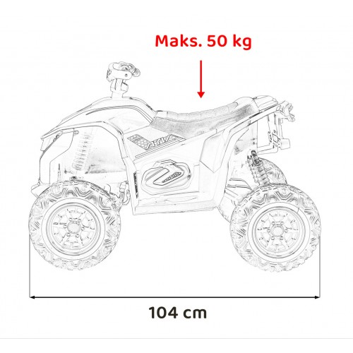 Čtyřkolka Fast Wheel Modré vozidlo