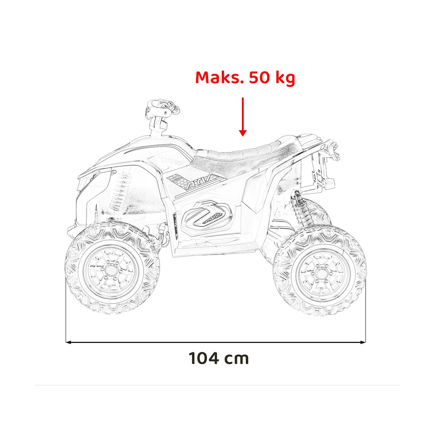 Čtyřkolka Fast Wheel Modré vozidlo