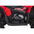 Čtyřkolka Fast Wheel červené vozidlo
