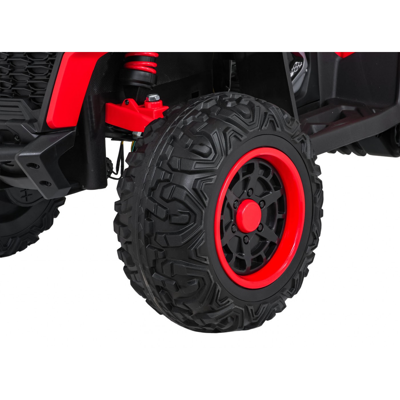 Čtyřkolka Fast Wheel červené vozidlo