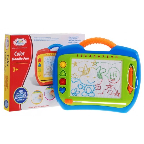 Legrační vzpomínky pro děti 3+ Kreativní hračka + Stylus + 4 razítka + Kresby ve 4 barvách