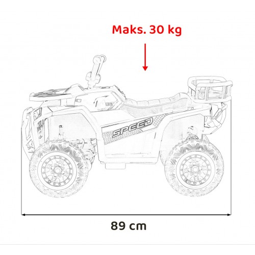 Čtyřkolka Robust 01 Bílá