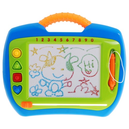 Legrační vzpomínky pro děti 3+ Kreativní hračka + Stylus + 4 razítka + Kresby ve 4 barvách