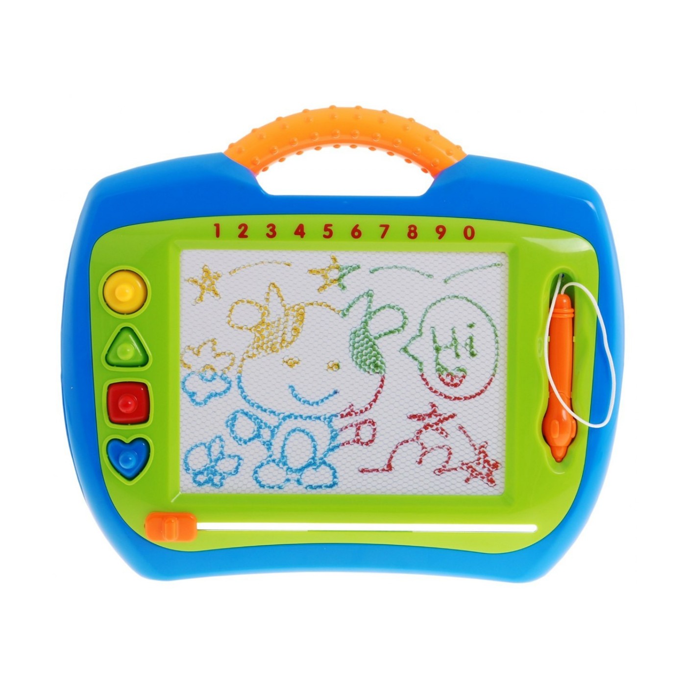 Legrační vzpomínky pro děti 3+ Kreativní hračka + Stylus + 4 razítka + Kresby ve 4 barvách