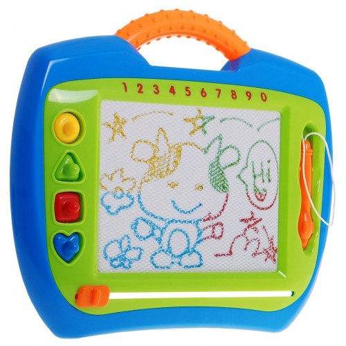 Legrační vzpomínky pro děti 3+ Kreativní hračka + Stylus + 4 razítka + Kresby ve 4 barvách