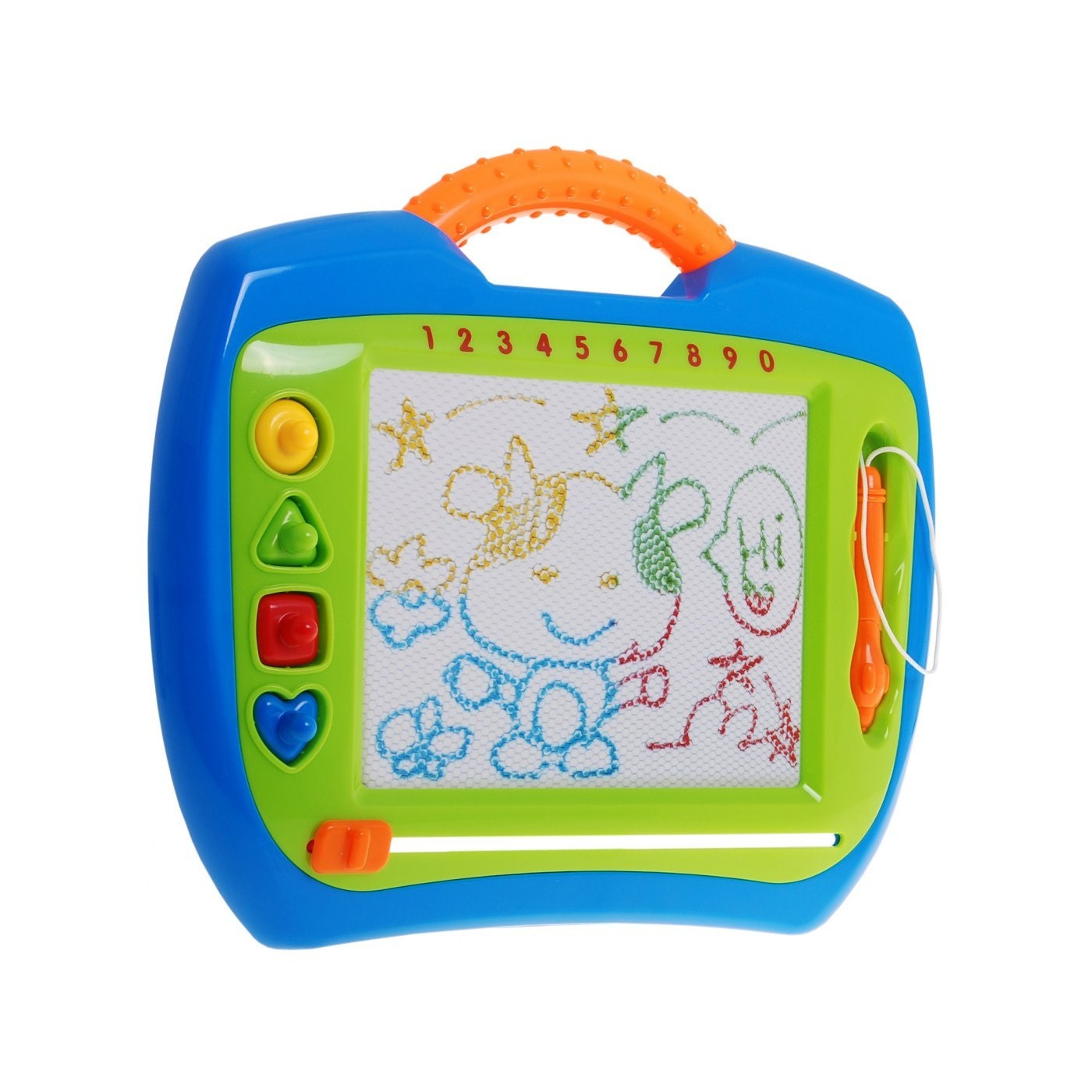 Legrační vzpomínky pro děti 3+ Kreativní hračka + Stylus + 4 razítka + Kresby ve 4 barvách