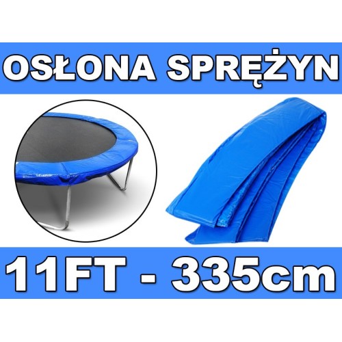 11 stop trampolínový obojek modrý