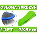 11 stop trampolínový obojek zelený