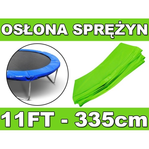 11 stop trampolínový obojek zelený