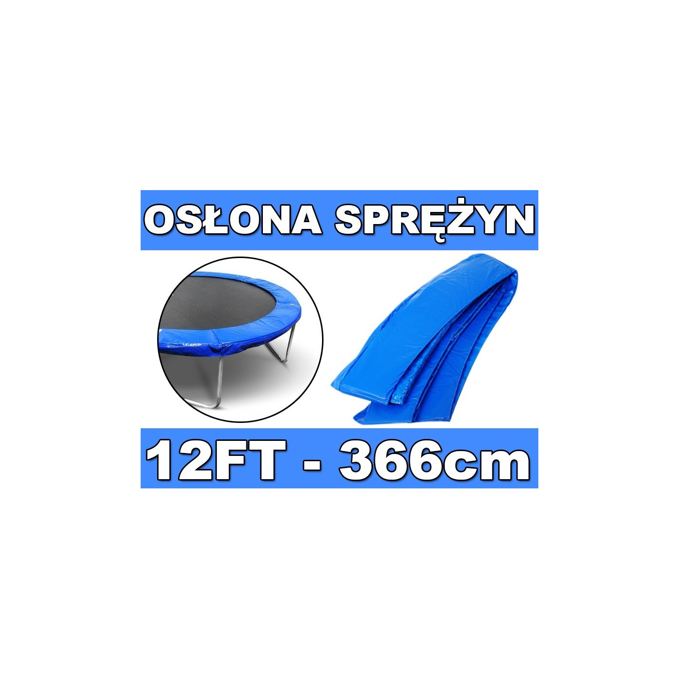 Ochranný obojek pro pružiny SkyRamiz Blue pro zahradní trampolínu 366cm/12ft