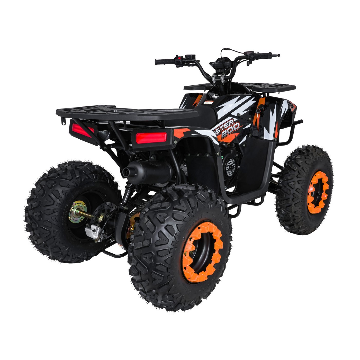 Vozidlo MONSTER Orange Combustion Quad o objemu 200 ccm