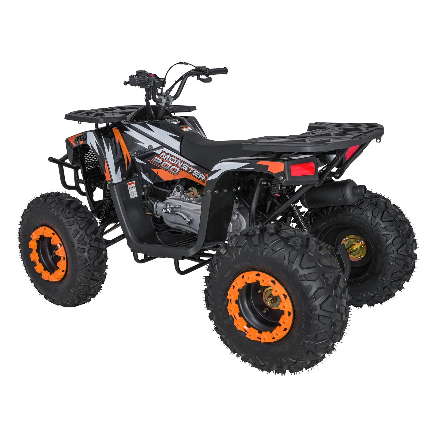 Vozidlo MONSTER Orange Combustion Quad o objemu 200 ccm