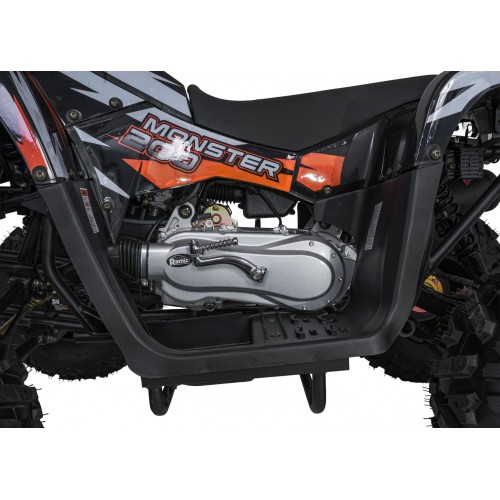 Vozidlo MONSTER Orange Combustion Quad o objemu 200 ccm