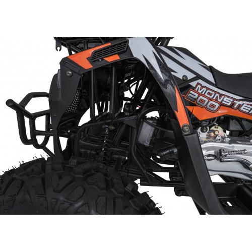 Vozidlo MONSTER Orange Combustion Quad o objemu 200 ccm