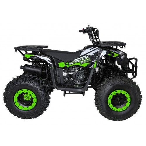 Benzínová čtyřkolka MONSTER 200CC, zelená