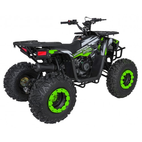 Benzínová čtyřkolka MONSTER 200CC, zelená