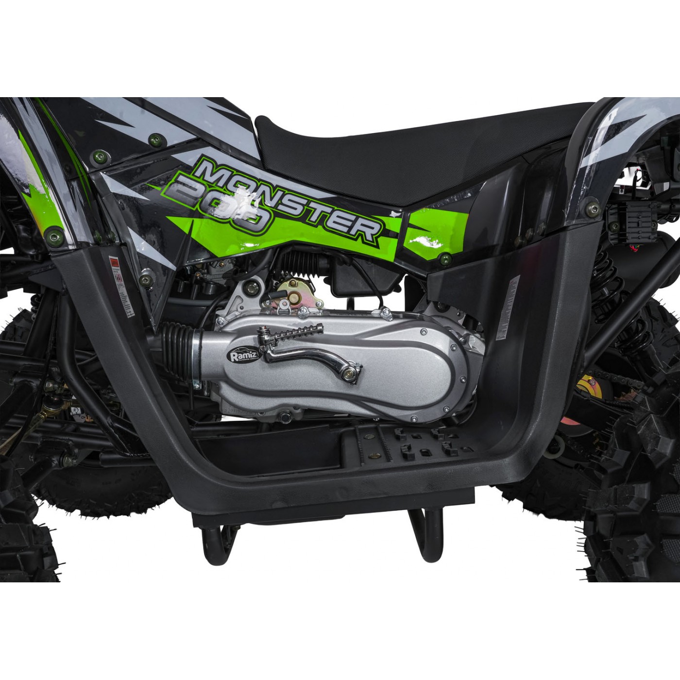 Benzínová čtyřkolka MONSTER 200CC, zelená
