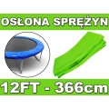 Bezpečnostní objímka pro pružiny SkyRamiz Zelená pro zahradní trampolínu 366 cm/12 stop