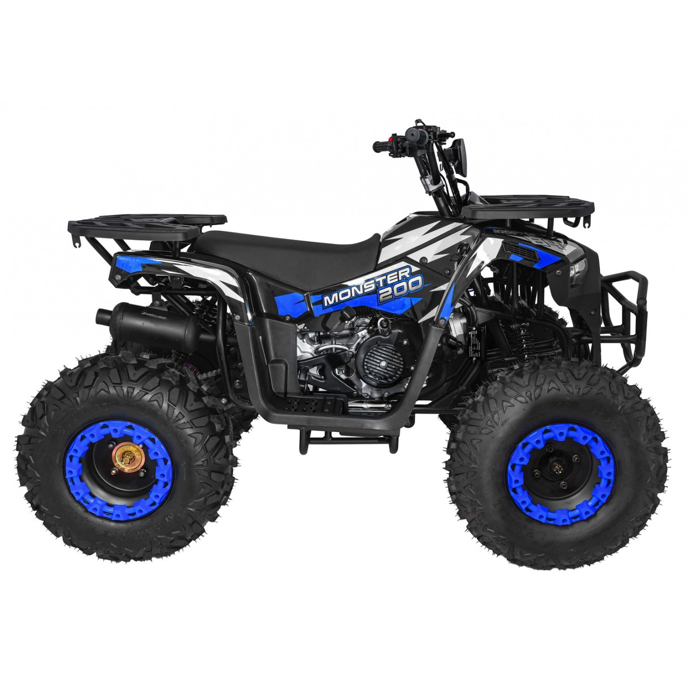 200CC MONSTER Blue Combustion Quad vozidlo