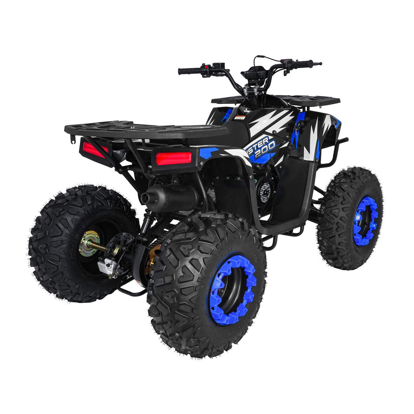 200CC MONSTER Blue Combustion Quad vozidlo