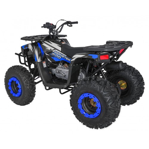 200CC MONSTER Blue Combustion Quad vozidlo