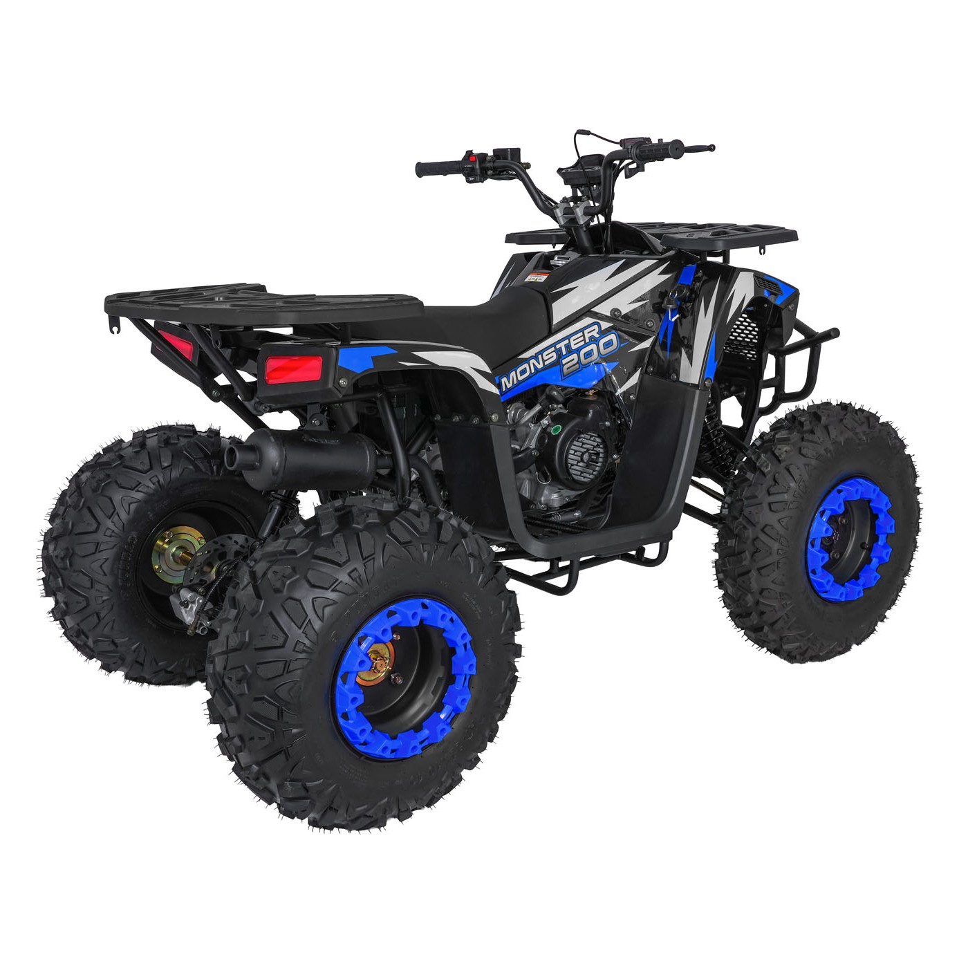 200CC MONSTER Blue Combustion Quad vozidlo