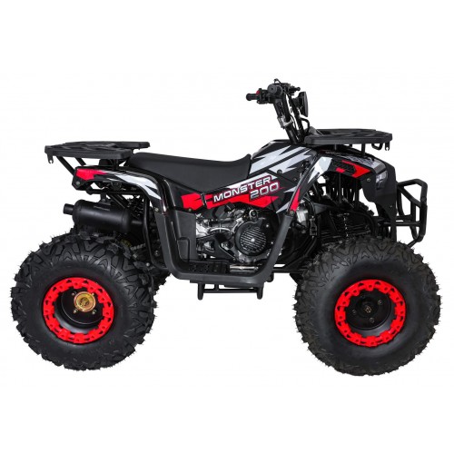 200CC MONSTER červená spalovací čtyřkolka