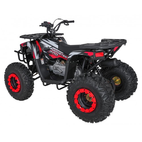 200CC MONSTER červená spalovací čtyřkolka