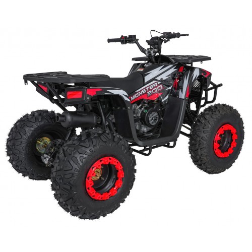 200CC MONSTER červená spalovací čtyřkolka