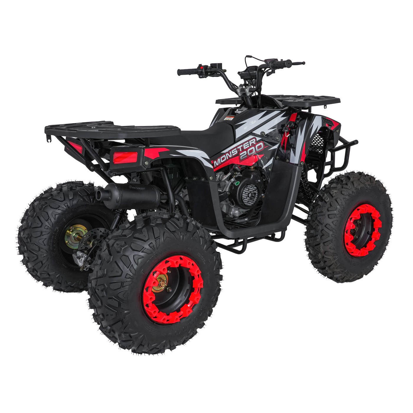 200CC MONSTER červená spalovací čtyřkolka
