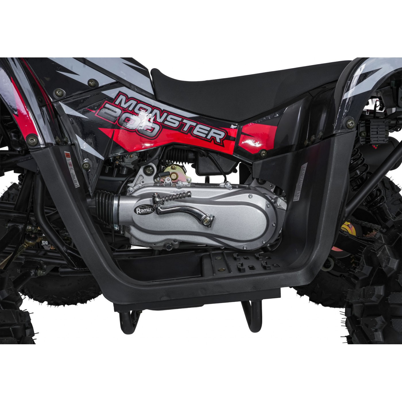 200CC MONSTER červená spalovací čtyřkolka