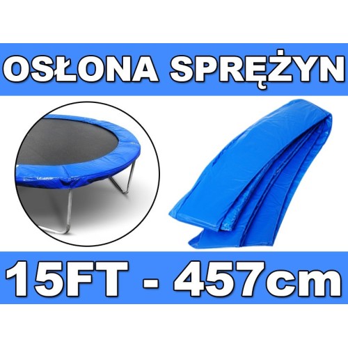 Trampolínový obojek 15 stop modrý