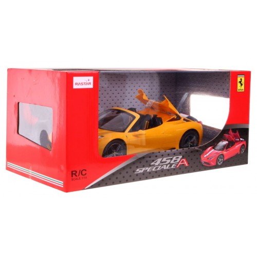 Autíčko R/C Ferrari 458 speciale A žlutý 1:14 RASTAR