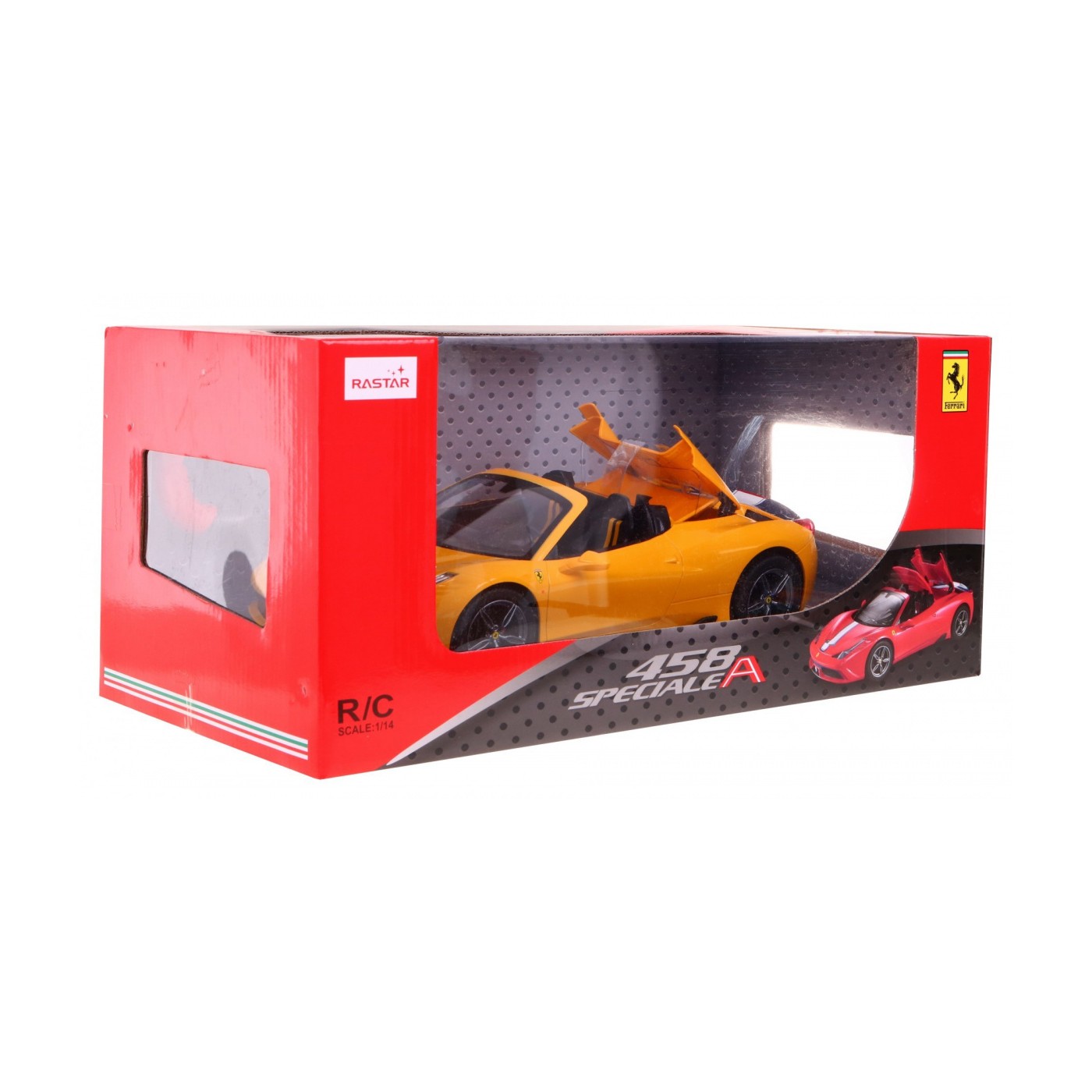 Autíčko R/C Ferrari 458 speciale A žlutý 1:14 RASTAR