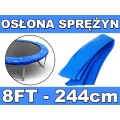 8ft trampolínový obojek modrý
