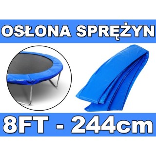 8ft trampolínový obojek modrý