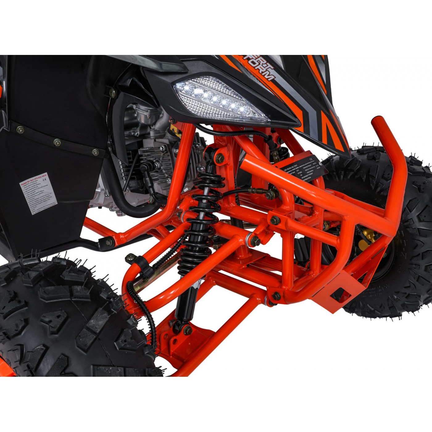 DESERT STORM LIFT Orange Combustion Quad Vehicle
