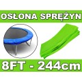 Bezpečnostní objímka pro pružiny SkyRamiz Zelená pro zahradní trampolínu 244cm/8ft