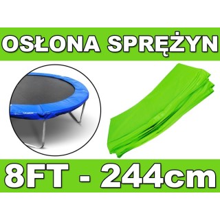 Bezpečnostní objímka pro pružiny SkyRamiz Zelená pro zahradní trampolínu 244cm/8ft