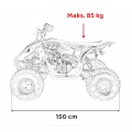 DESERT STORM LIFT Blue Combustion Quad Vehicle