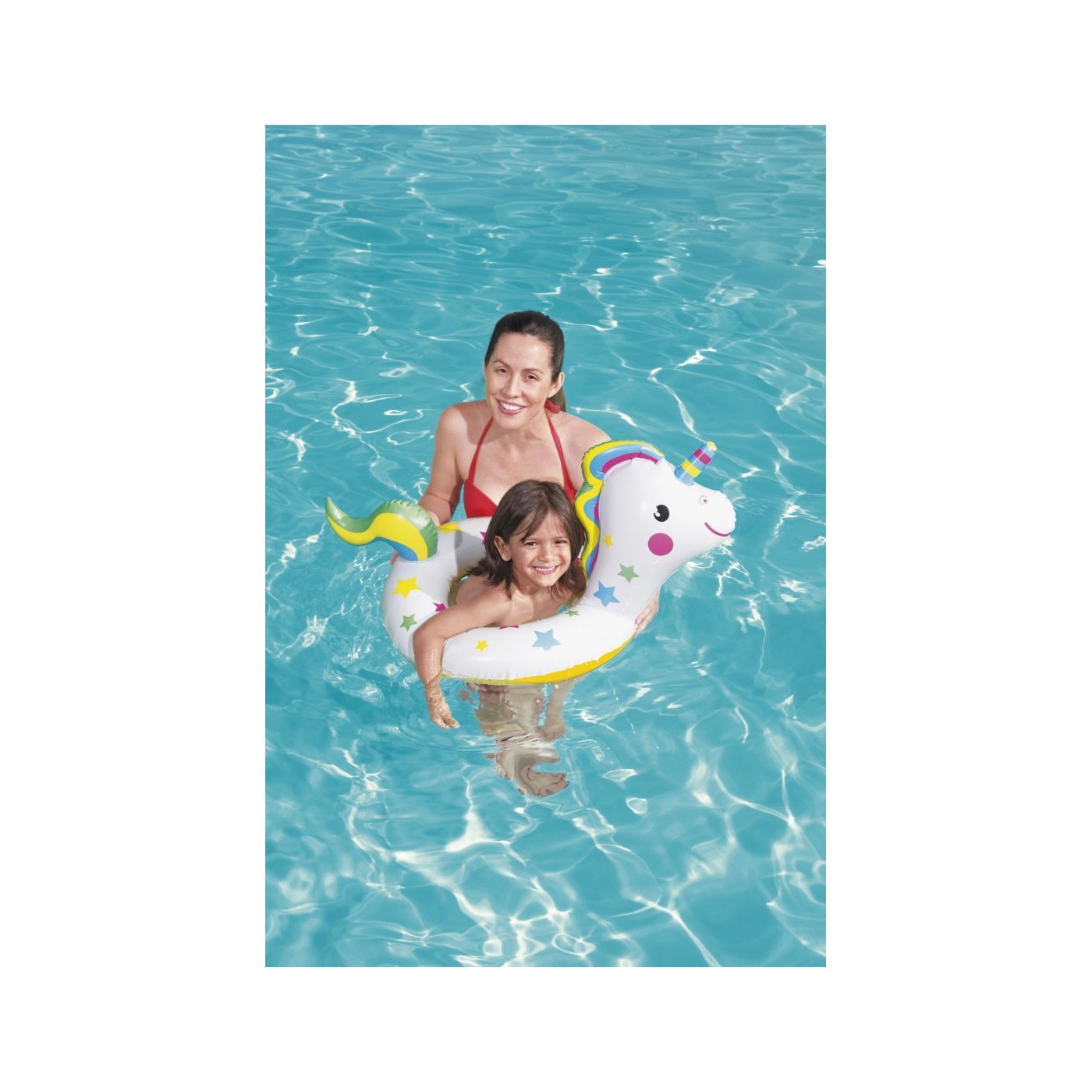 Vinylové plavecké kolo BESTWAY Unicorn 79x58cm