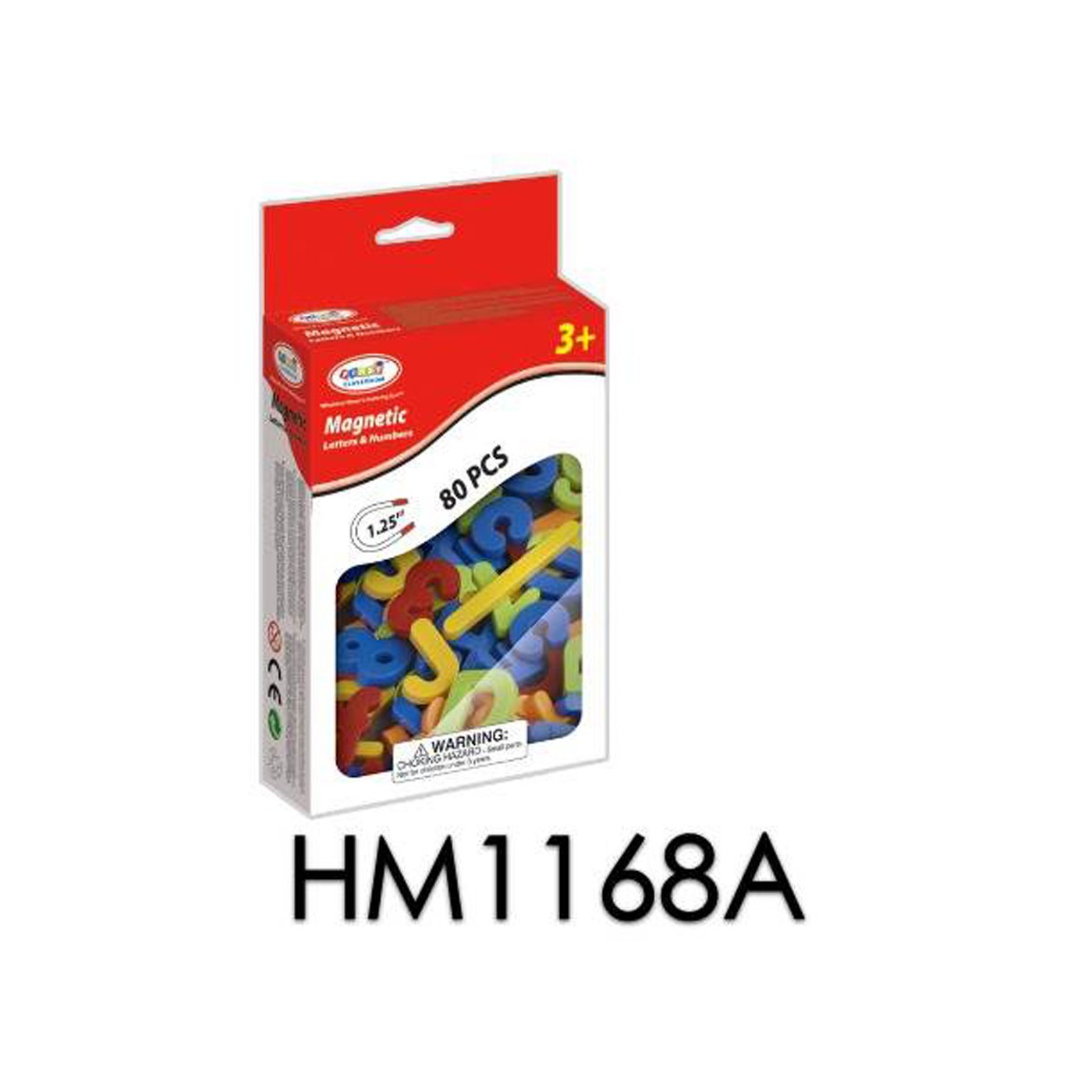 Sada magnetických bloků s písmeny, 42 dílů.
