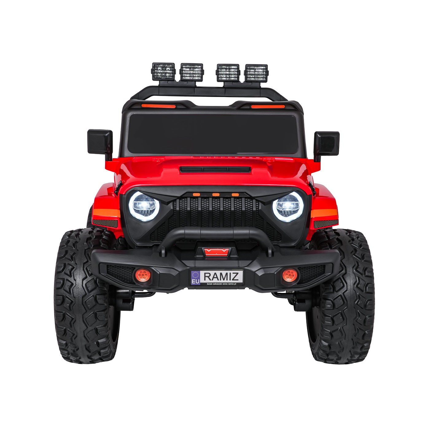 Extrémní sportovní vozidlo 4x4 variabilní velikost, červená