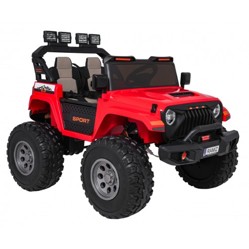 Extrémní sportovní vozidlo 4x4 variabilní velikost, červená