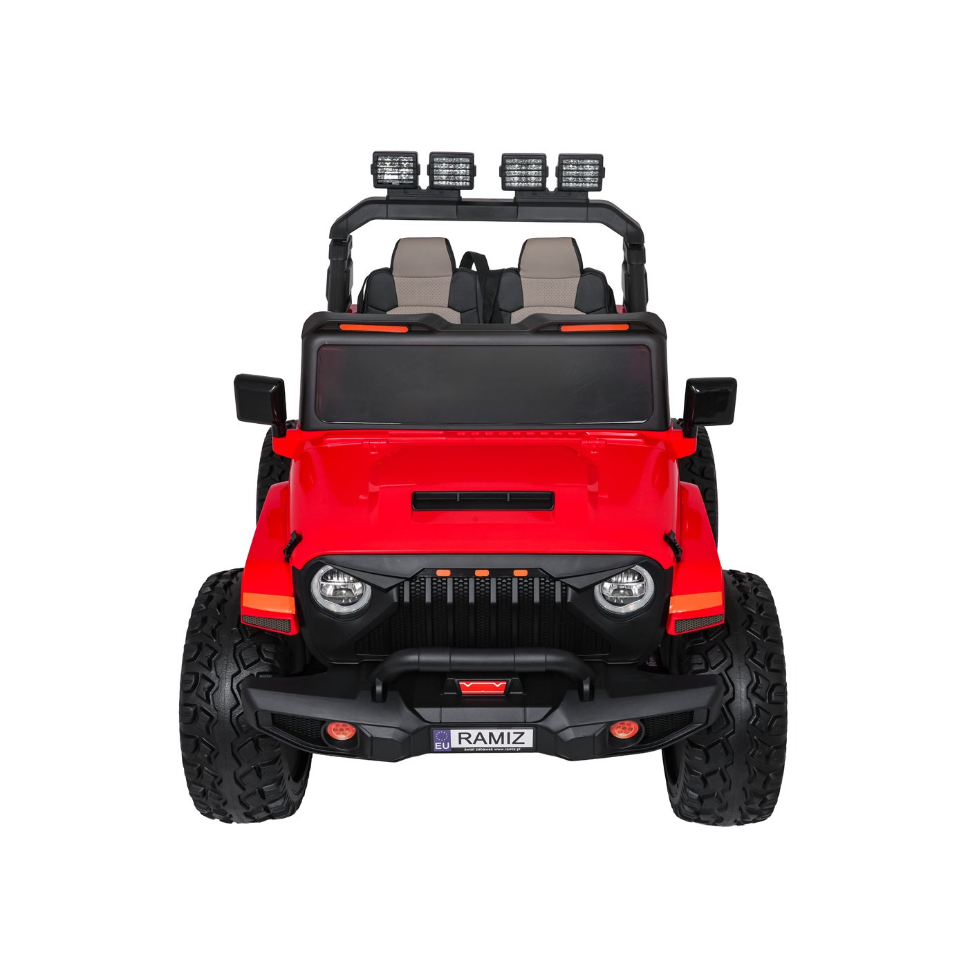 Extrémní sportovní vozidlo 4x4 variabilní velikost, červená
