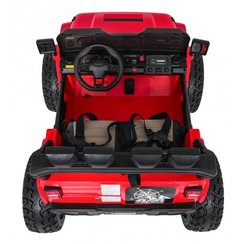 Extrémní sportovní vozidlo 4x4 variabilní velikost, červená