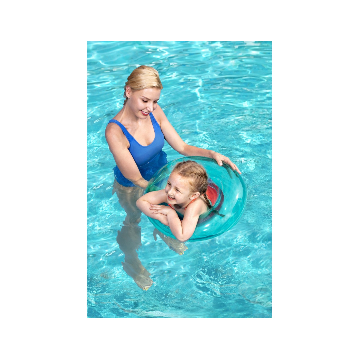 Dětské plavecké kolo modré 51cm BESTWAY