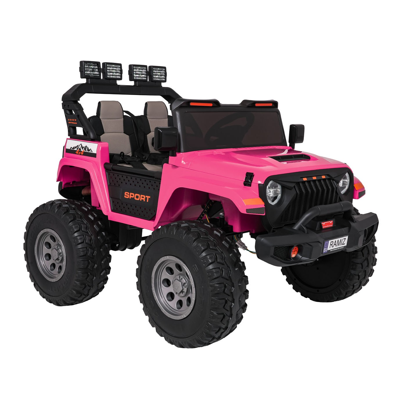 Extrémní sportovní vozidlo 4x4 variabilní velikost růžová